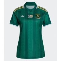 Camiseta Sudáfrica Segunda Equipación Replica Mundial 2026 para mujer mangas cortas